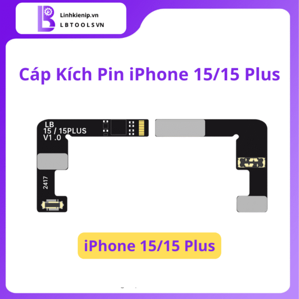 Cáp Kích Pin Luban iPhone 15 / 15 Plus