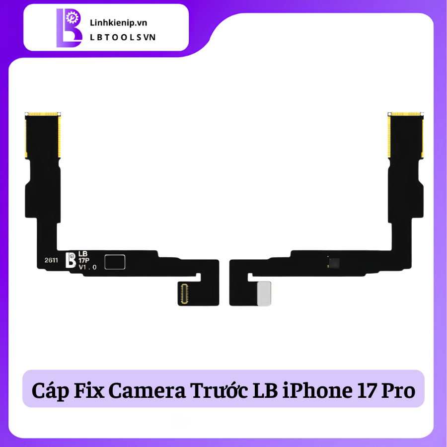 Cáp Fix Camera Trước Luban 17/ 17 Air/ 17 Pro/ 17 ProMax - Ảnh 3