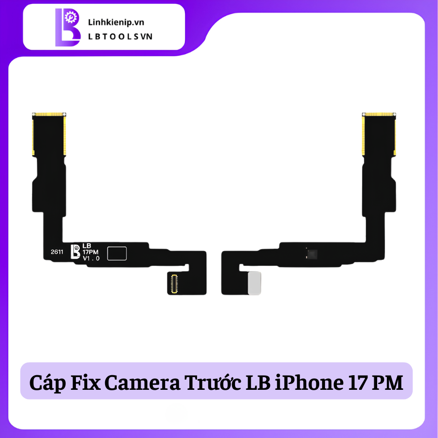 Cáp Fix Camera Trước Luban 17/ 17 Air/ 17 Pro/ 17 ProMax - Ảnh 4